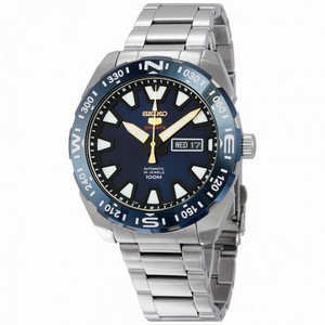 Seiko 5 Sport Automatic Blue Dial Stainless Steel Men's Watch SRP747