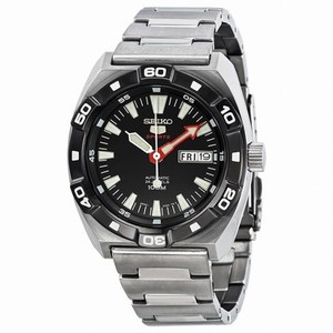 Seiko 5 Sports Automatic black Dial Stainless Steel Men's Watch SRP285