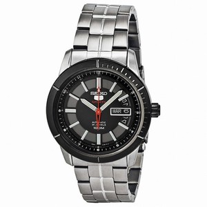 Seiko 5 Sports Automatic Black Dial Stainless Steel Men's Watch SRP341