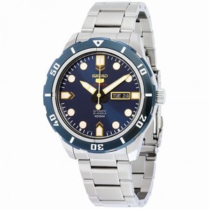 Seiko 5 Sports Automatic Blue Dial Stainless Steel Men's Watch SRP677