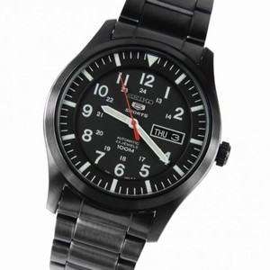 Seiko 5 Sports Black Dial Gunmetal Men's Watch SNZG17