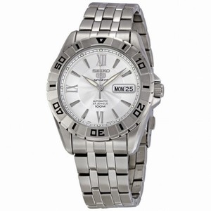 Seiko 5 Sports Silver Dial Automatic Men's Watch SNZH79