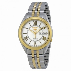 Seiko 5 Vintage Automatic White Dial Two-tone Men's Watch SNKL36