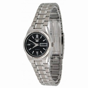 Seiko Automatic Black Dial Stainless Steel Ladies Watch SYM607