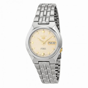 Seiko Automatic Champagne Dial Stainless Steel Men's Watch SNKL69