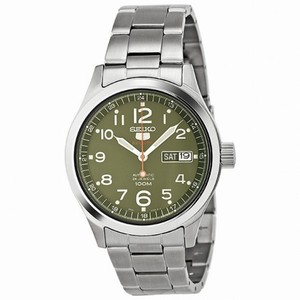 Seiko Automatic Green Dial Stainless Steel Ladies Watch SRP271