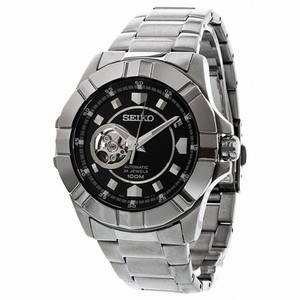 Seiko Black Dial Automatic Stainless Steel Men's Watch SSA073