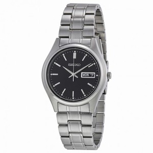 Seiko Black Dial Men's Watch SGGA11