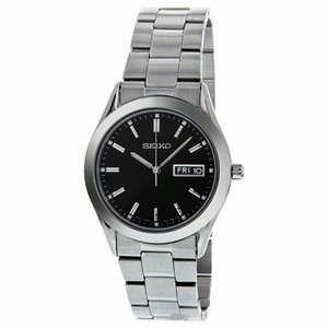 Seiko Black Dial Stainless Steel Dress Men's Watch SGGA25