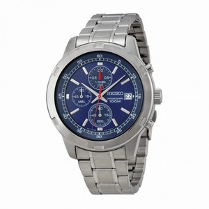 Seiko Blue Chronograph Quartz Men's Watch