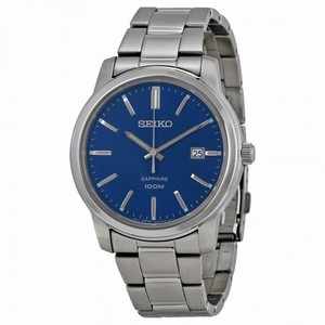 Seiko Blue Dial Stainless Steel Men's Watch SGEH03P1