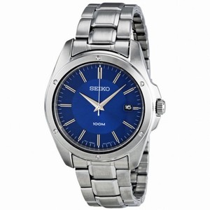 Seiko Blue Dial Stainless Steel Men's Watch SGEF77