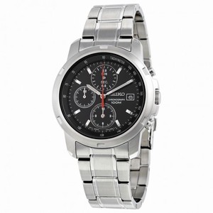 Seiko Chronograph Black Dial Men's Watch SNDB03