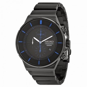 Seiko Chronograph Black Dial Men's Watch SNDD59