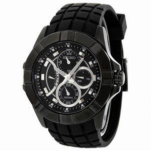 Seiko Chronograph Black Dial Men's Watch SRL071