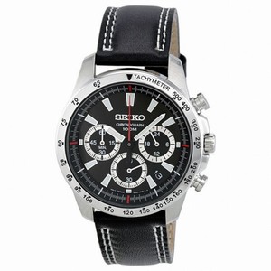 Seiko Chronograph Black Dial Men's Watch SSB033