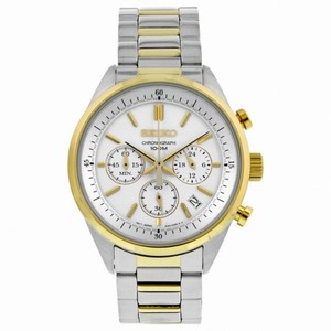 Seiko Chronograph Black Dial Men's Watch SSB064