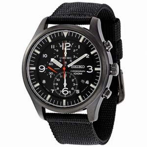 Seiko Chronograph Black Ion Men's Watch SNDA65