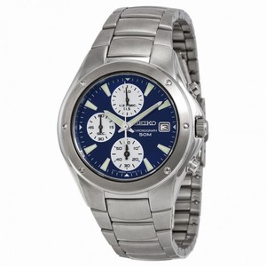 Seiko Chronograph Blue Dial Men's Watch SND553