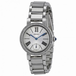Seiko Classic Conceptual Silver Dial Stainless Steel Ladies Watch SRK027