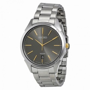 Seiko Classic Grey Dial Stainless Steel Men's Watch SGEG73