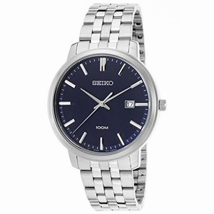 Seiko Classic Neo Blue Dial Stainless Steel Men's Watch SUR107
