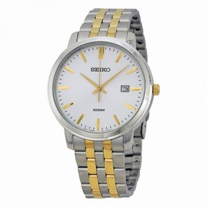 Seiko Classic Neo Silver Dial Two-tone Stainless Steel Men's Watch SUR111