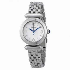 Seiko Classic Silver Dial Stainless Steel Ladies Watch SRZ403P1