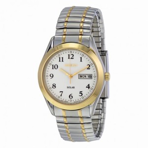 Seiko Classic Solar Two-tone Expansion Men's Watch SNE062