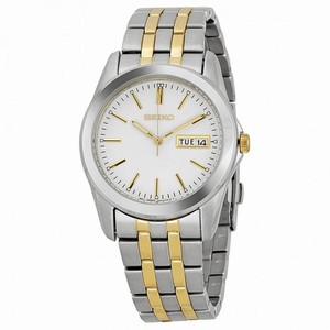 Seiko Conceptual White Dial Two Tone Stainless Steel Men's Watch SGGA45