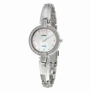 Seiko Core Mother of Pearl Dial Stainless Steel Ladies Watch SUP287