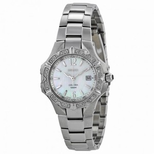 Seiko Coutura Diamond Mother of Pearl Dial Ladies Watch SXDC33