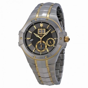 Seiko Coutura Kinetic Quartz Grey Dial Two-tone Men's Watch SNP108
