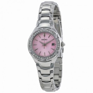 Seiko Crystal Pink Dial Ladies Watch SXDC53