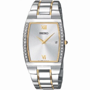 Seiko Diamond Two-tone Steel Men's Watch SKP321