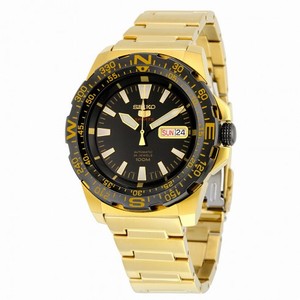 Seiko Diver Automatic Black Dial Gold-tone Men's Watch SRP548
