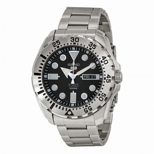Seiko Diver Automatic Black Dial Stainless Steel Men's Watch SRP599K1S