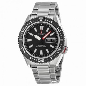 Seiko Divers Automatic Black Dial Stainless Steel Men's Watch SRP495