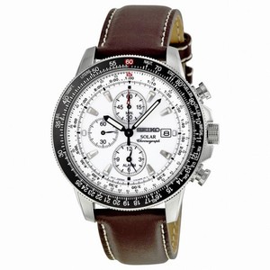 Seiko Flight Chronograph Solar Quartz Men's Watch SSC013P1