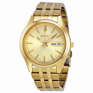 Seiko Gold-tone Stainless Steel Men's Watch SGGA18
