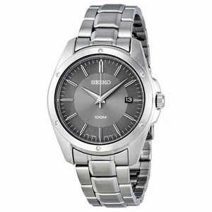 Seiko Grey Dial Stainless Steel Men's Watch SGEF79