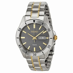 Seiko Grey Dial Two-Tone Stainless Steel Men's Watch SGGA83