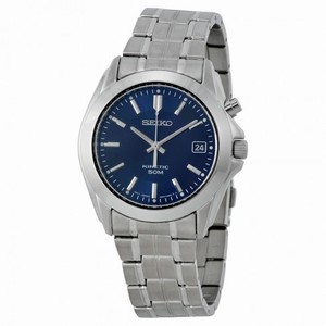 Seiko Kinetic Blue Dial Stainless Steel Men's Watch SKA267P1