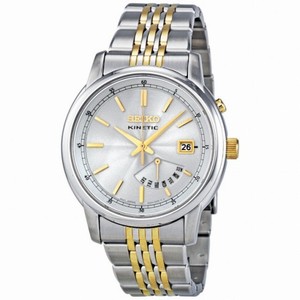 Seiko Kinetic Day Date Two-tone Men's Watch SRN031