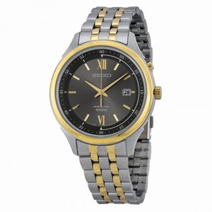 Seiko Kinetic Grey Dial Two-tone Men's Watch SKA658