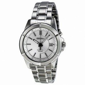 Seiko Kinetic Silver Dial Stainless Steel  Men's Watch SKA535
