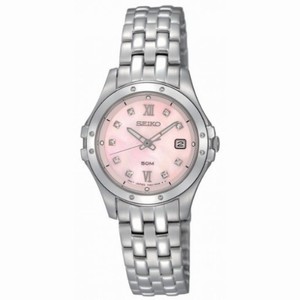 Seiko Le Grand Sport Pink Mother of Pearl Dial Stainless Steel Ladies Watch SXDE21