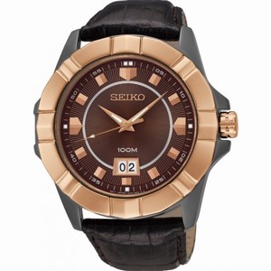 Seiko Lord Brown Dial Men's Watch SUR138