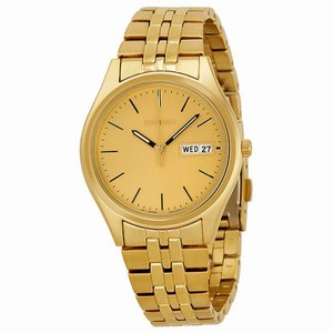 Seiko Men's Gold Bracelet Watch with Gold Dial SGGA56