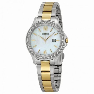 Seiko Mother of Pearl Dial Two-tone Ladies Watch SXDF81